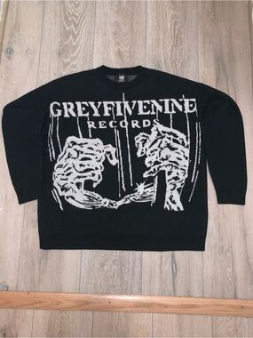 Grey Five Nine (G59) Records "Doin Time" Knit Sweater $uicideboy$ Size: Small